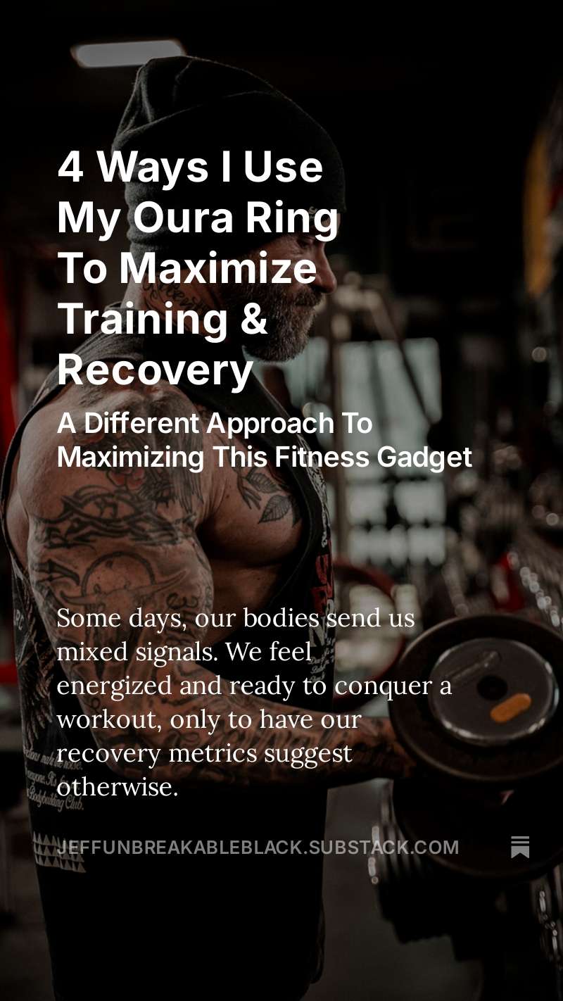 maximizing recovery between workouts